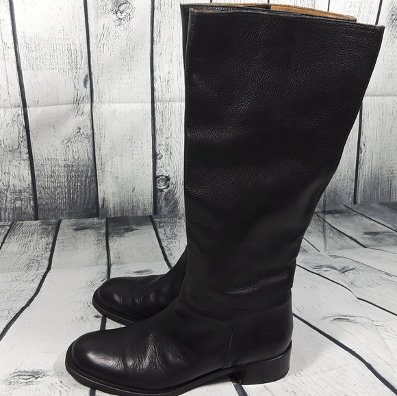 Russell & Bromley Women Black Tall Boots Size 39.5 - Picture 2 of 7